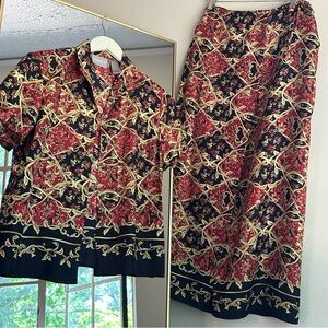 Liz Claiborne silk set